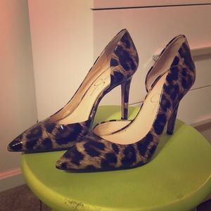 Jessica Simpson Animal Print Heels